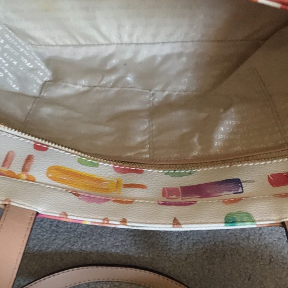 Kate Spade Ice Cream/Popsicle Zip Tote Bag - Picture 9 of 9